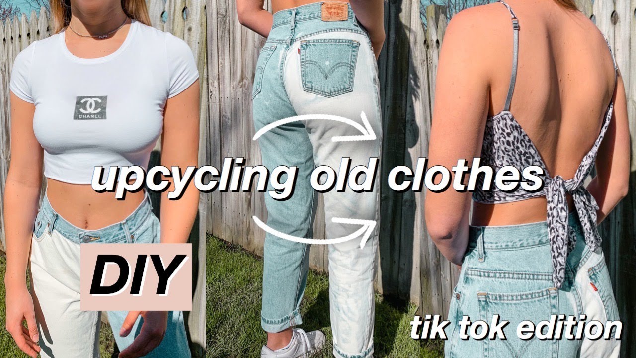 diy upcycle old clothes